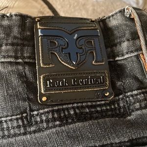 Got some rock revival mean size 32x30 like new wore 2 color black